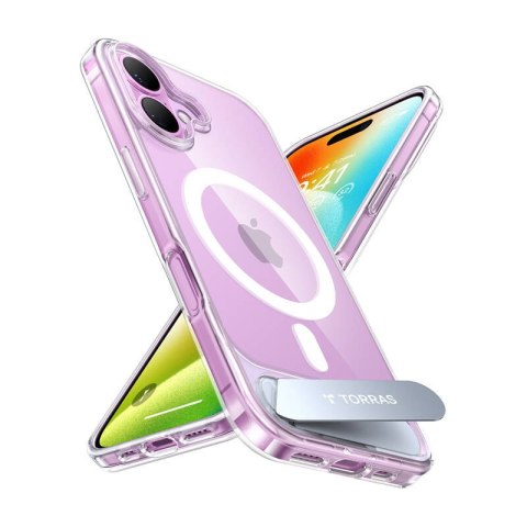 Etui Torras Pstand Series dla iPhone 16 (Przeźroczyste) Etui Torras Pstand Series dla iPhone 16 (Przeźroczyste)