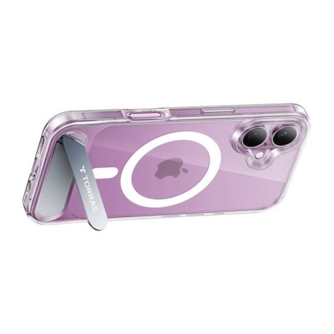 Etui Torras Pstand Series dla iPhone 16 (Przeźroczyste) Etui Torras Pstand Series dla iPhone 16 (Przeźroczyste)
