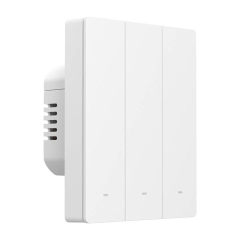 Inteligentny przełącznik ścienny WiFi M5-3C-80W Matter (3-kanałowy, do ramki) Inteligentny przełącznik ścienny WiFi M5-3C-80W Matter (3-kanałowy, do ramki)