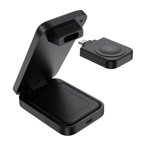 Ładowarka magnetyczna 3w1 Choetech T611-F 15W do iPhone z serii 12/13/14/15 Ładowarka magnetyczna 3w1 Choetech T611-F 15W do iPhone z serii 12/13/14/15