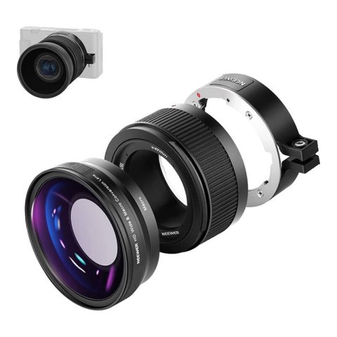 Obiektyw szerokokątny Neewer do Sony ZV1 (czarny) Obiektyw szerokokątny Neewer do Sony ZV1 (czarny)