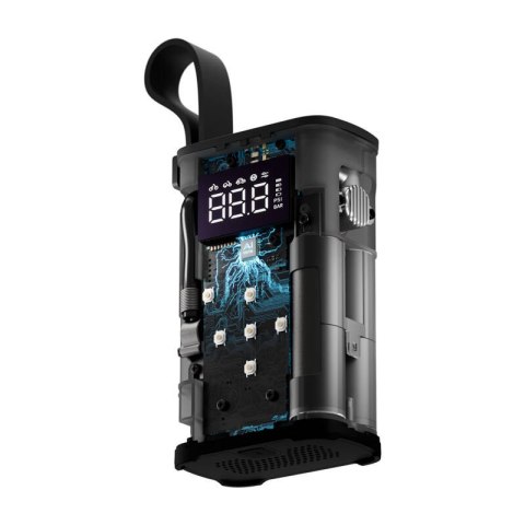 Przenośny kompresor, pompka elektryczna HOTO QWCQA001 (10.3 bar, 150 PSI, 2000mAh) Przenośny kompresor, pompka elektryczna HOTO QWCQA001 (10.3 bar, 150 PSI, 2000mAh)