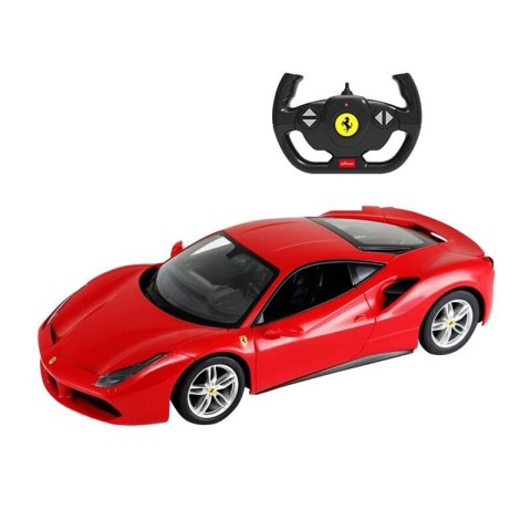Samochód zdalnie sterowany RC RASTAR 1:14 Ferrari 488 GTB (czerwony) Samochód zdalnie sterowany RC RASTAR 1:14 Ferrari 488 GTB (czerwony)