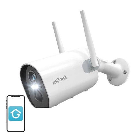 Bezprzewodowa kamera zewnętrzna WiFi ieGeek ZS-GX2S biała 5200mAh Bezprzewodowa kamera zewnętrzna WiFi ieGeek ZS-GX2S biała 5200mAh