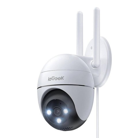 Bezprzewodowa obrotowa kamera zewnętrzna WiFi 3MP ieGeek ZS-GQ2 biała Bezprzewodowa obrotowa kamera zewnętrzna WiFi 3MP ieGeek ZS-GQ2 biała