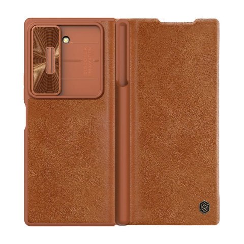 Etui Nillkin Qin Pro Leather Samsung Galaxy Z Fold 6 5G (brązowy) Etui Nillkin Qin Pro Leather Samsung Galaxy Z Fold 6 5G (brązowy)