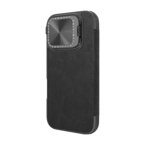 Etui Nillkin Qin Prop Leather iPhone 16 Pro Max (czarny) Etui Nillkin Qin Prop Leather iPhone 16 Pro Max (czarny)