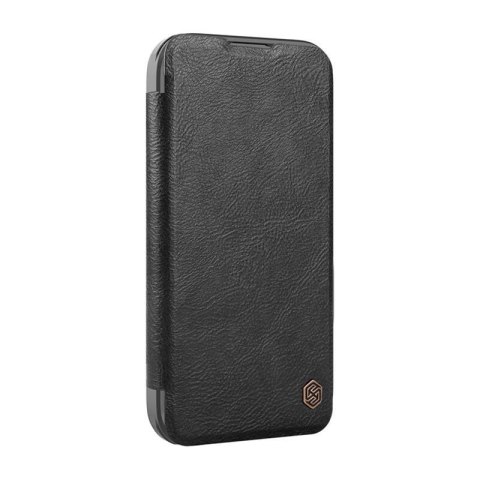 Etui Nillkin Qin Prop Leather iPhone 16 Pro (czarny) Etui Nillkin Qin Prop Leather iPhone 16 Pro (czarny)