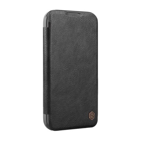 Etui Nillkin Qin Prop Leather iPhone 16 (czarny) Etui Nillkin Qin Prop Leather iPhone 16 (czarny)