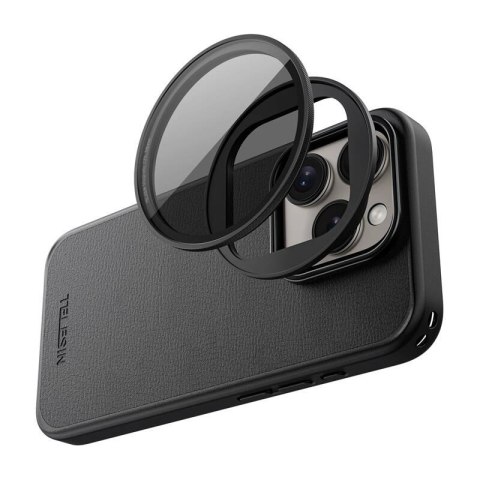 Etui z magnetyczną ramką na filtry Telesin do iPhone 15 Pro Max Etui z magnetyczną ramką na filtry Telesin do iPhone 15 Pro Max