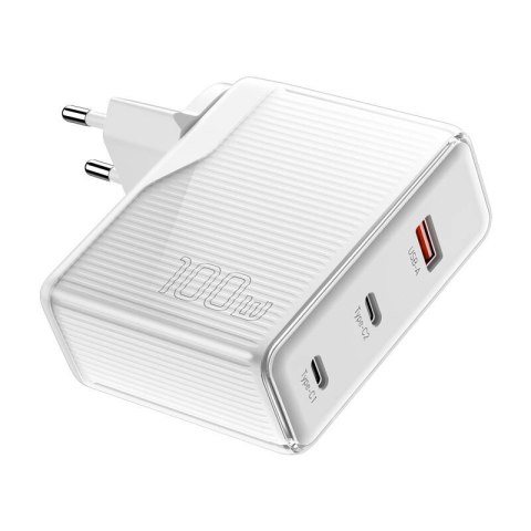 Ładowarka Essager ECT2CA-ZXB02-Z GaN 100W 2C+A (biały) Ładowarka Essager ECT2CA-ZXB02-Z GaN 100W 2C+A (biały)