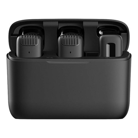 Mikrofon z etui ładującym Apexel APL-MIC008 typ-C, 2 szt Mikrofon z etui ładującym Apexel APL-MIC008 typ-C, 2 szt