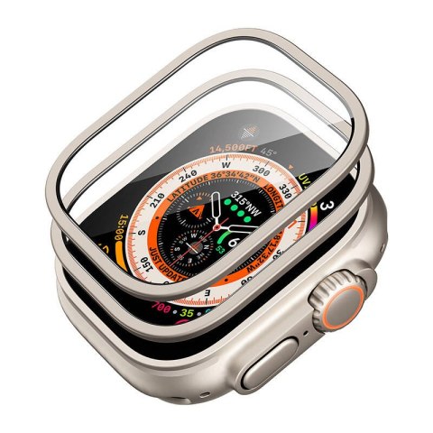 Zestaw ochronny dla Apple Watch Ultra ESR 49mm (etui+szkło) (tytanowy) Zestaw ochronny dla Apple Watch Ultra ESR 49mm (etui+szkło) (tytanowy)