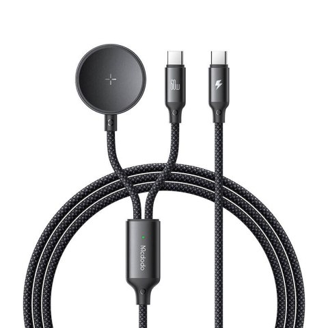 Kabel 2w1 Mcdodo CA-4210 USB-C + ładowarka Samsung Watch, 60W, 1.2m Kabel 2w1 Mcdodo CA-4210 USB-C + ładowarka Samsung Watch, 60W, 1.2m