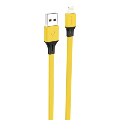 Kabel USB-A do Lightning Foneng X96 2,4A, 1m (żółty) Kabel USB-A do Lightning Foneng X96 2,4A, 1m (żółty)