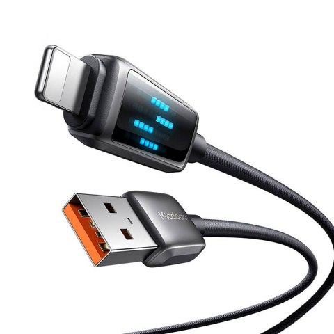 Kabel USB-A do Lightning Mcdodo CA-5250, wyświetlacz LED, 1.2m Kabel USB-A do Lightning Mcdodo CA-5250, wyświetlacz LED, 1.2m