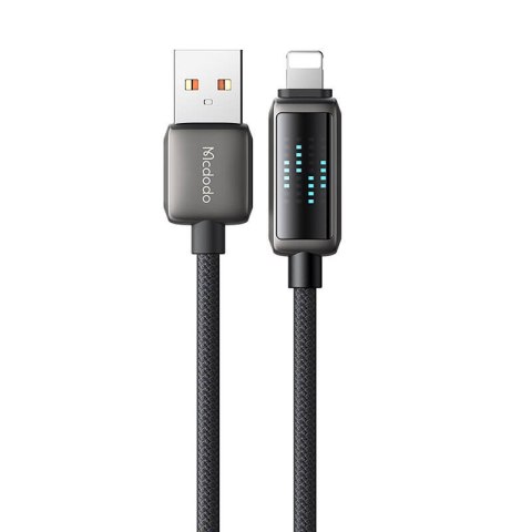 Kabel USB-A do Lightning Mcdodo CA-5250, wyświetlacz LED, 1.2m Kabel USB-A do Lightning Mcdodo CA-5250, wyświetlacz LED, 1.2m