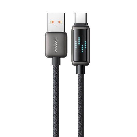 Kabel USB-A do USB-C Mcdodo CA-2350, 6A, wyświetlacz LED, 1.2m Kabel USB-A do USB-C Mcdodo CA-2350, 6A, wyświetlacz LED, 1.2m