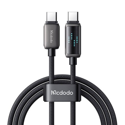 Kabel USB-C do USB-C Mcdodo CA-4250, 100W, wyświetlacz LED, 1.2m Kabel USB-C do USB-C Mcdodo CA-4250, 100W, wyświetlacz LED, 1.2m