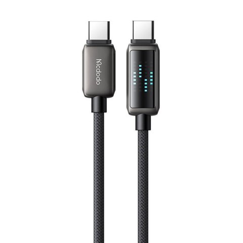 Kabel USB-C do USB-C Mcdodo CA-4250, 100W, wyświetlacz LED, 1.2m Kabel USB-C do USB-C Mcdodo CA-4250, 100W, wyświetlacz LED, 1.2m