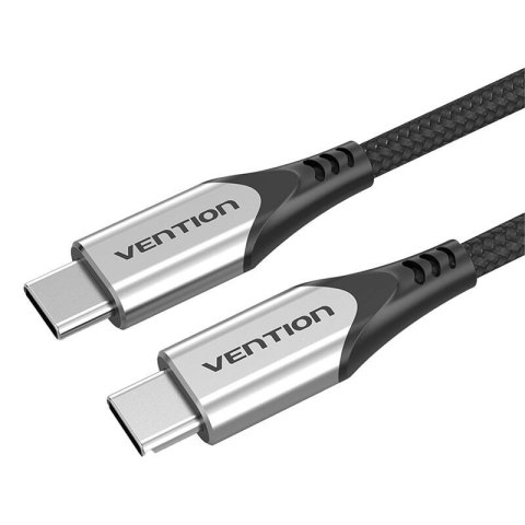 Kabel USB Vention TAAHG USB-C do USB-C 60W 1,5m (szary) Kabel USB Vention TAAHG USB-C do USB-C 60W 1,5m (szary)