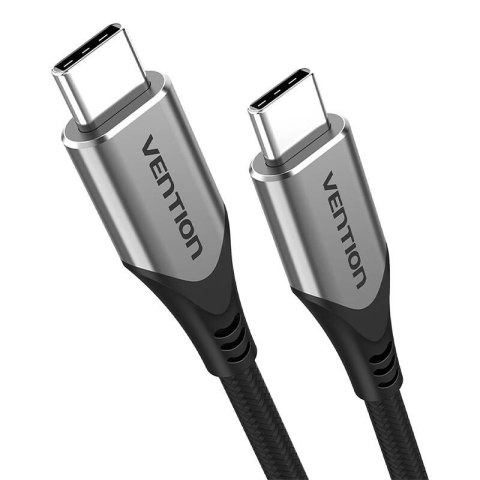 Kabel USB Vention TAAHG USB-C do USB-C 60W 1,5m (szary) Kabel USB Vention TAAHG USB-C do USB-C 60W 1,5m (szary)