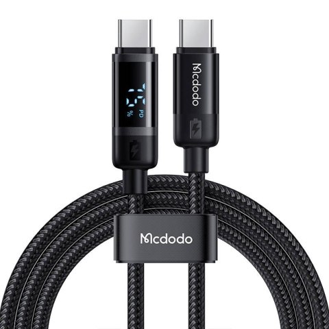 Kabel danych Mcdodo CA-5780 USB-C do USB-C 60W 1.2m (czarny) Kabel danych Mcdodo CA-5780 USB-C do USB-C 60W 1.2m (czarny)