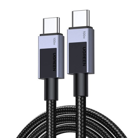 Kabel ładujący Ugreen USB-C to USB-C PD L512 (szary) 0,5m Kabel ładujący Ugreen USB-C to USB-C PD L512 (szary) 0,5m