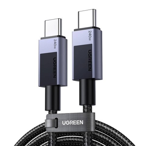 Kabel ładujący Ugreen USB-C to USB-C PD L513 (szary) 2m Kabel ładujący Ugreen USB-C to USB-C PD L513 (szary) 2m