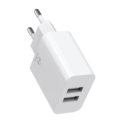 Podwójna ładowarka Mcdodo USB CH-6721 (EU) Typ-C 1m Travel set (biały) Podwójna ładowarka Mcdodo USB CH-6721 (EU) Typ-C 1m Travel set (biały)