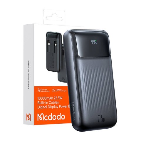 Power Bank Mcdodo MC-0241 Digital Dis 10000mAh, 22,5W (czarny) Power Bank Mcdodo MC-0241 Digital Dis 10000mAh, 22,5W (czarny)