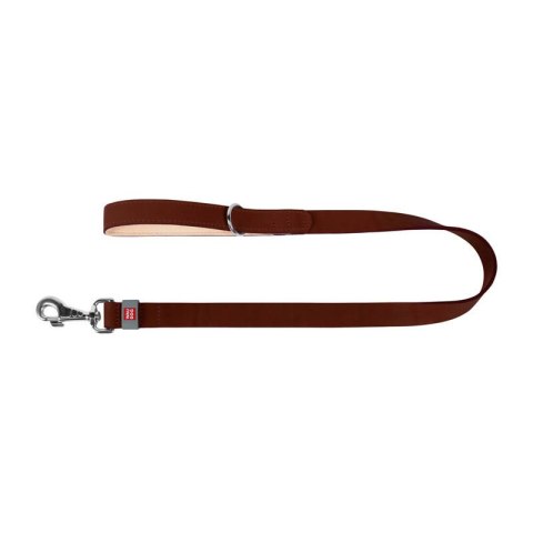 Smycz dla psa z naturalnej skóry WAUDOG szer. 20 mm, dł. 122 cm brązowa Smycz dla psa z naturalnej skóry WAUDOG szer. 20 mm, dł. 122 cm brązowa