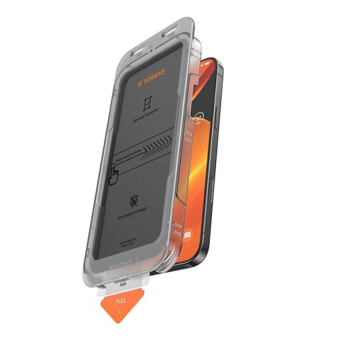 Szkło prywatyzujące Torras Install Master Privacy dla iPhone 16 Szkło prywatyzujące Torras Install Master Privacy dla iPhone 16