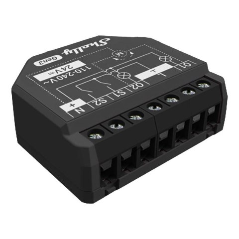 2-kanałowy Sterownik z miernikiem zużycia energii Shelly 2PM Gen3 WiFi/Bluetooth 2-kanałowy Sterownik z miernikiem zużycia energii Shelly 2PM Gen3 WiFi/Bluetooth