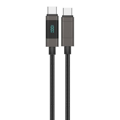 Kabel USB-C do USB-C Foneng XS05 100W (czarny) Kabel USB-C do USB-C Foneng XS05 100W (czarny)