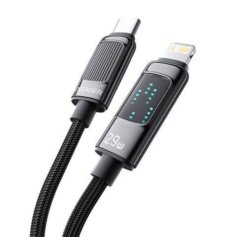 Kabel USB Essager EXCTL-LG0A-P USB-C do lightning 29W 1m Kabel USB Essager EXCTL-LG0A-P USB-C do lightning 29W 1m