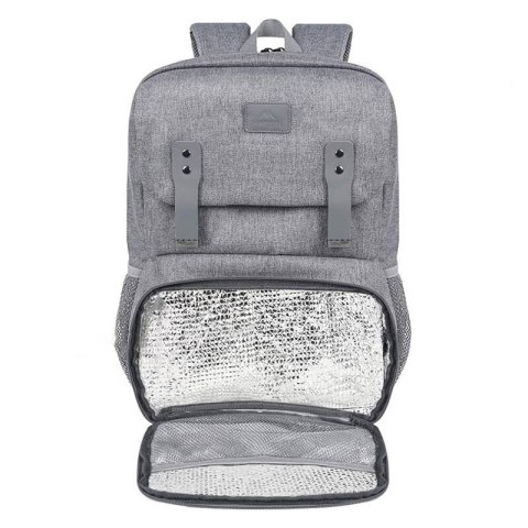 Plecak na laptopa / Torba na lunch 15.6'' Matein 1161 Szary USB Plecak na laptopa / Torba na lunch 15.6'' Matein 1161 Szary USB