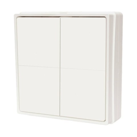 Włącznik 4-klawiszowy Bluetooth Shelly BLU RC Button 4 Włącznik 4-klawiszowy Bluetooth Shelly BLU RC Button 4