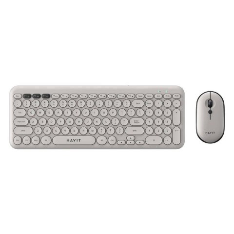 Bezprzewodowy zestaw gamingowy 2w1 Havit KB254GCM klawiatura + mysz (szary) Bezprzewodowy zestaw gamingowy 2w1 Havit KB254GCM klawiatura + mysz (szary)