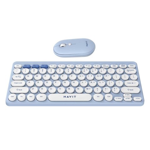Bezprzewodowy zestaw gamingowy 2w1 Havit KB279GCM klawiatura + mysz (niebieski) Bezprzewodowy zestaw gamingowy 2w1 Havit KB279GCM klawiatura + mysz (niebieski)