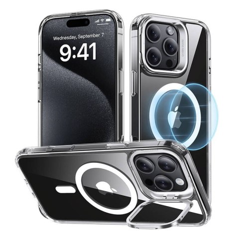 Etui ESR Classic Hybrid (HaloLock) z podstawką dla iPhone 16 Pro Max (przeźroczysty) Etui ESR Classic Hybrid (HaloLock) z podstawką dla iPhone 16 Pro Max (przeźroczysty)