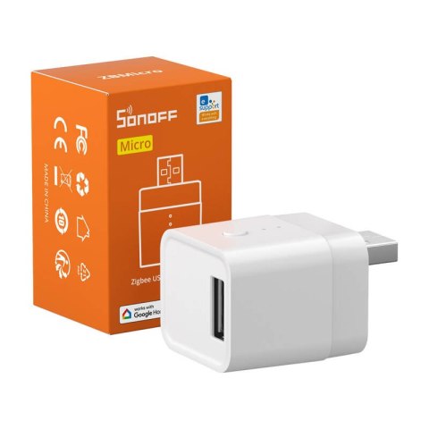 Inteligentny adapter, przełącznik USB ZigBee SONOFF ZBMicro (max 36W) Inteligentny adapter, przełącznik USB ZigBee SONOFF ZBMicro (max 36W)