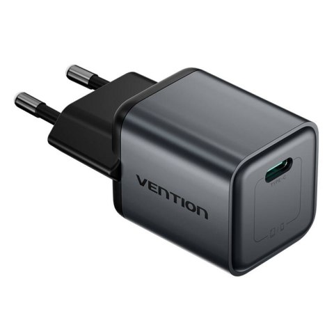 Ładowarka GaN Vention USB-C 20W (Szara) Ładowarka GaN Vention USB-C 20W (Szara)
