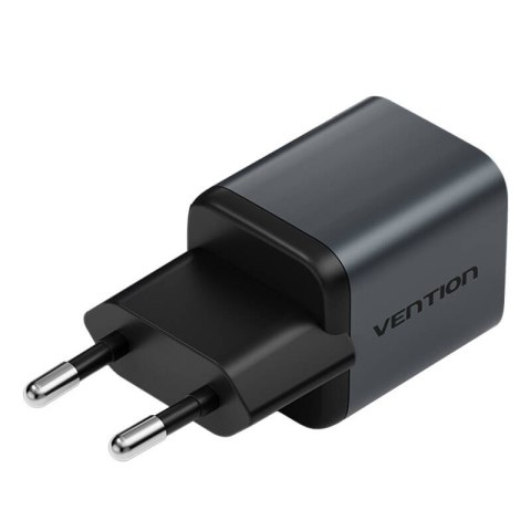 Ładowarka GaN Vention USB-C 20W (Szara) Ładowarka GaN Vention USB-C 20W (Szara)