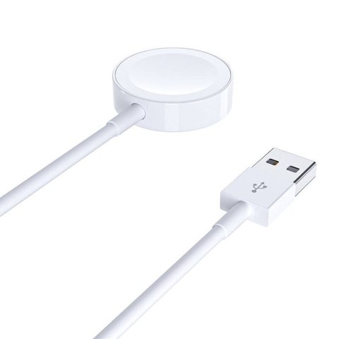 Ładowarka bezprzewodowa Choetech do Apple Watch USB-A (biała)