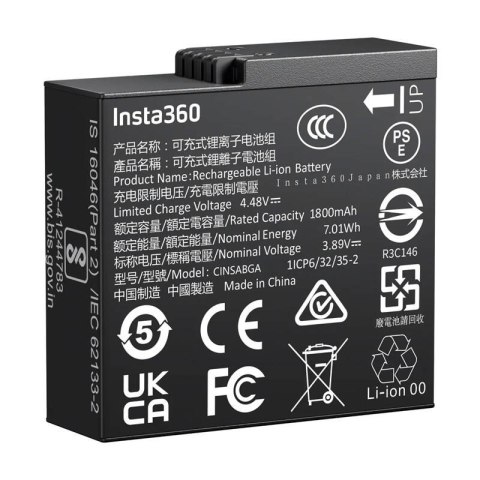 Bateria do Insta360 Ace Pro 2/Ace Pro/Ace Battery Bateria do Insta360 Ace Pro 2/Ace Pro/Ace Battery