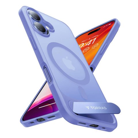 Etui Torras Pstand Series dla iPhone 16 (Niebieskie) Etui Torras Pstand Series dla iPhone 16 (Niebieskie)