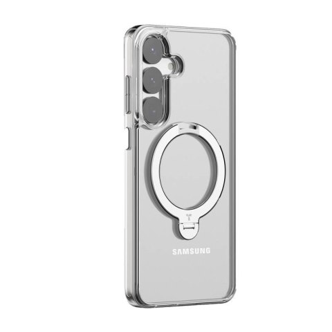 Etui na telefon Torras Ostand Spin Series do Samsung S25 (przezroczyste) Etui na telefon Torras Ostand Spin Series do Samsung S25 (przezroczyste)