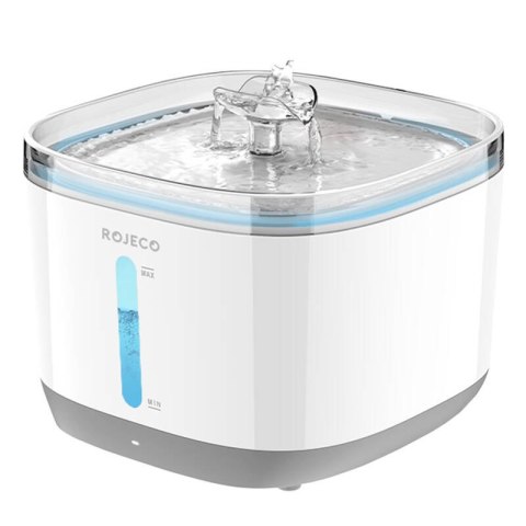 Inteligentna fontanna/poidło dla zwierząt Rojeco Wireless 2,5L Inteligentna fontanna/poidło dla zwierząt Rojeco Wireless 2,5L