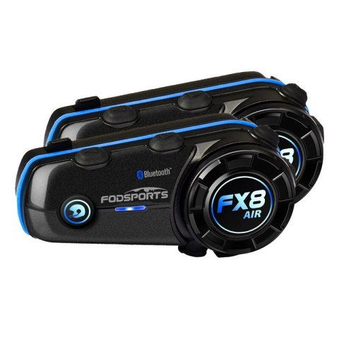Interkom motocyklowy Fodsports FX8 Air dwupak (czarny) Interkom motocyklowy Fodsports FX8 Air dwupak (czarny)